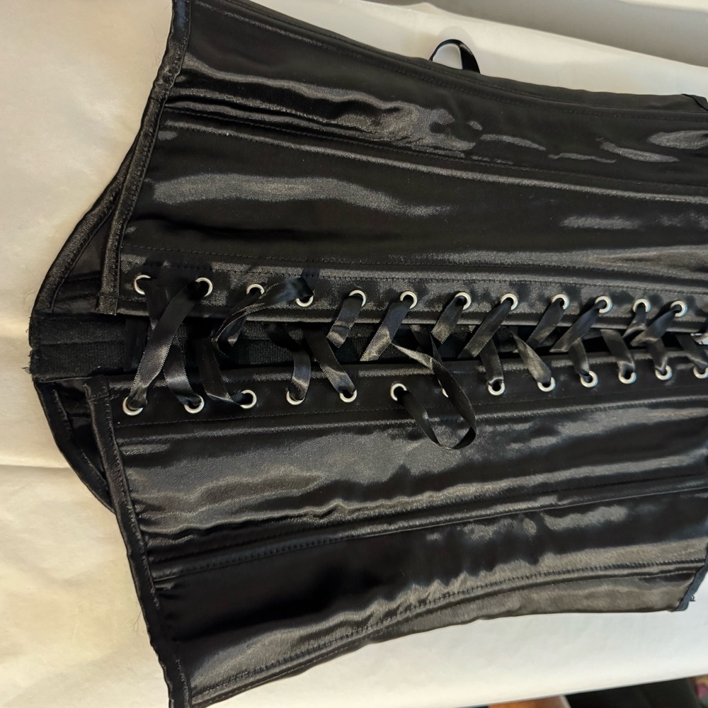 Hustler Hollywood Black Corset with Studded Details - Picture 4 of 8